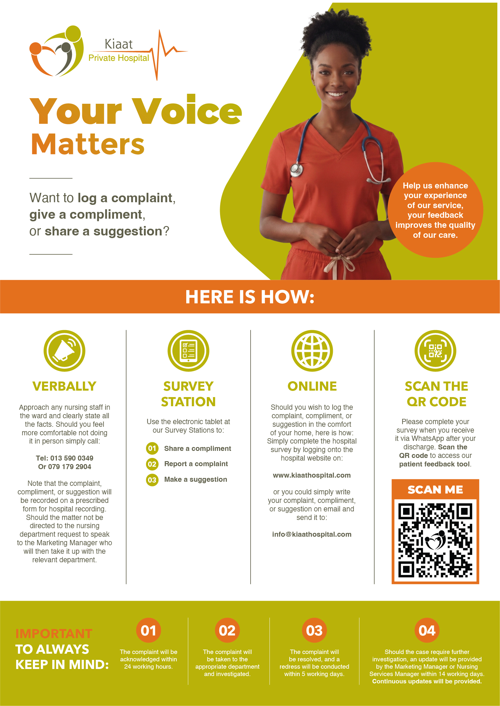Kiaat Hospital - Your Voice Matters